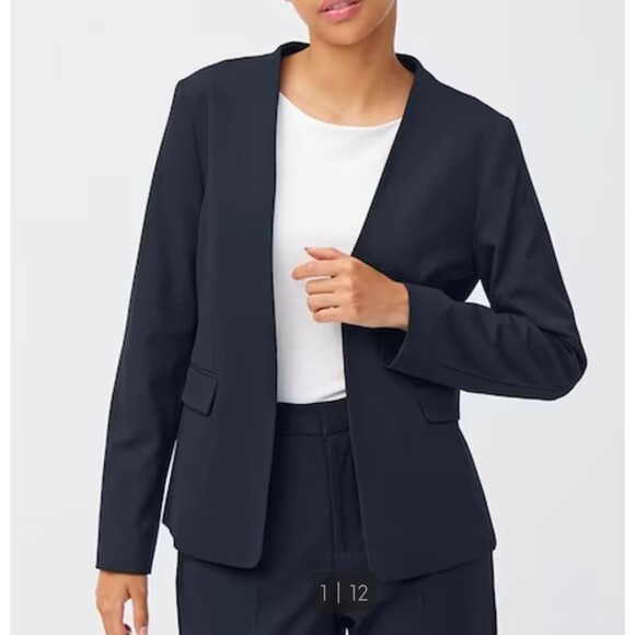 GU Collarless Jacket Size XL Navy New with tags - Picture 7 of 9